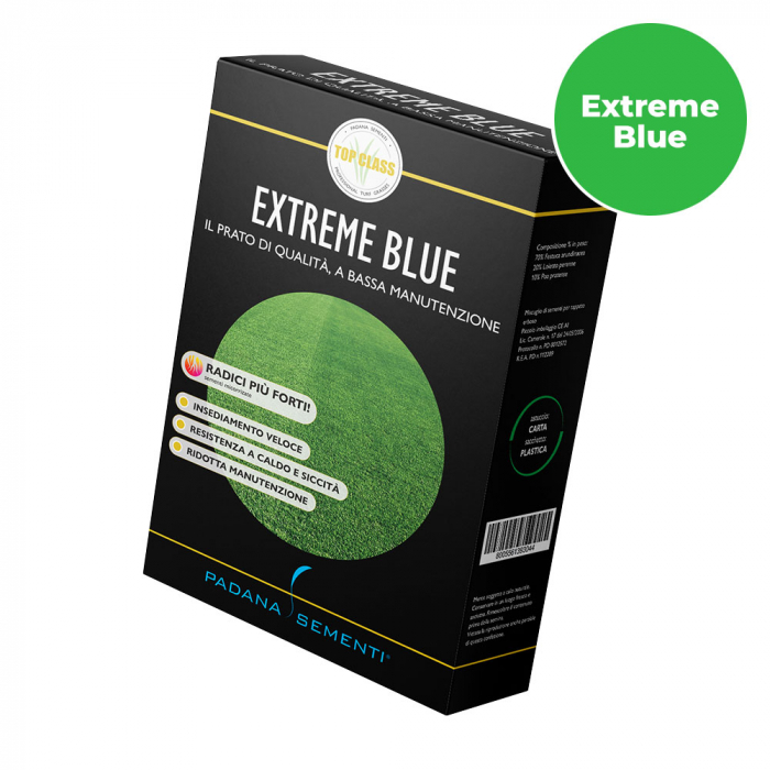 Semințe  de gazon profesionale Padana© Extreme Blue, 1 kg, acoperire 35 metri patrati, intretinere redusa, radacini rizomate [1]