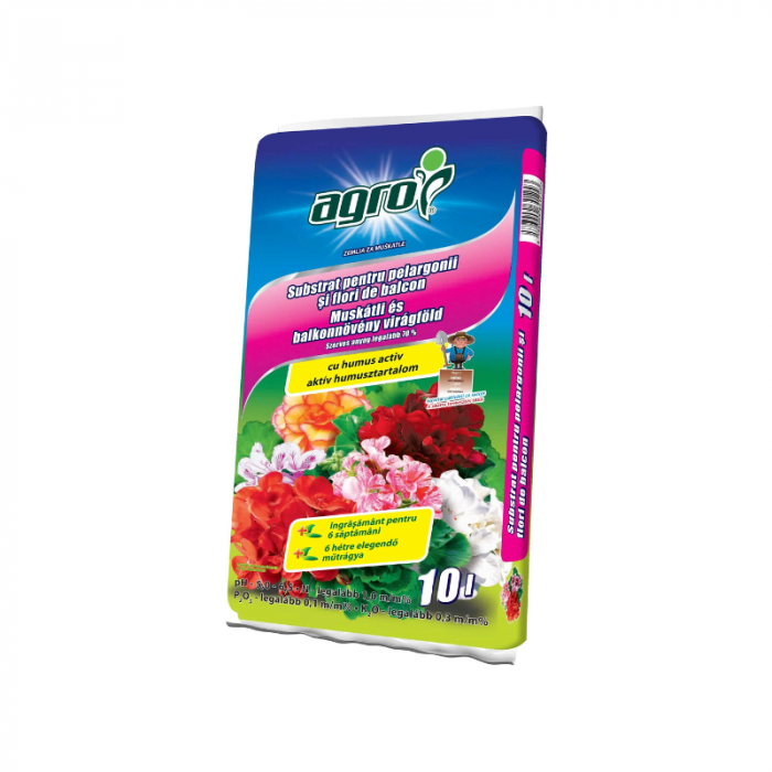 Substrat pentru mușcate și flori de balcon 10 l [1]