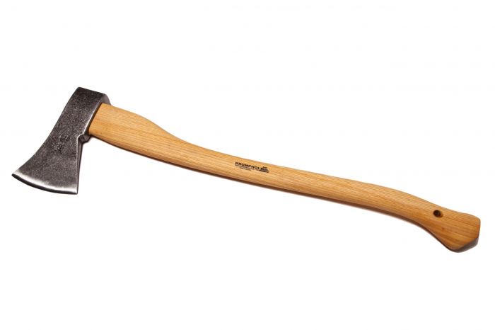 Topor de pădure lăcuit incolor, cu mâner de frasin (70cm) [1]