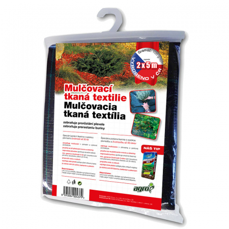 Amenajare grădină - Textil ţesut 2 x 5 m negru