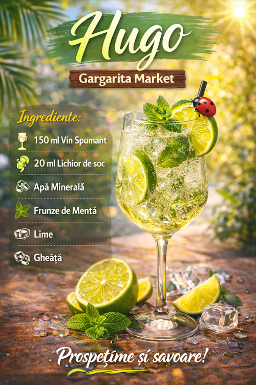 Hugo Cocktail – Rețeta Originală, Gramaje, Istoric și Asocieri Culinare | Gargarita Market