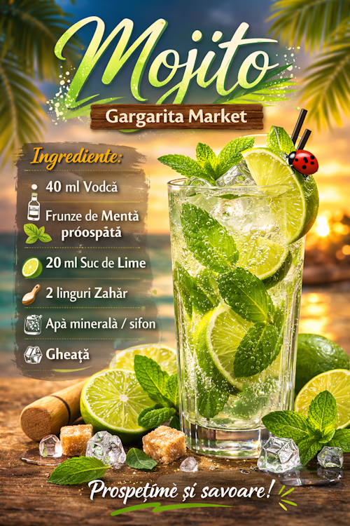 Mojito – prospețime cubaneză într-un pahar / Gargarita Market