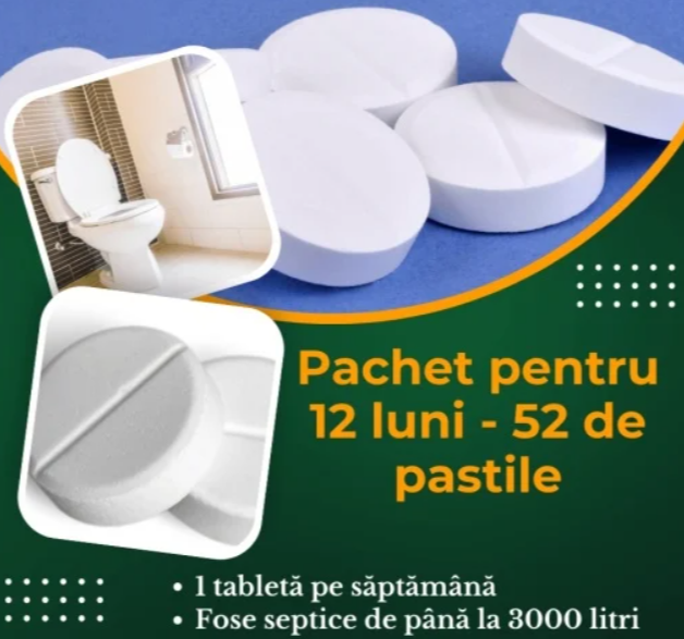 Bioactivatori Fosa Septica SepticPro ECOBACTBP52 – 52 Pastile (12 luni) [3]