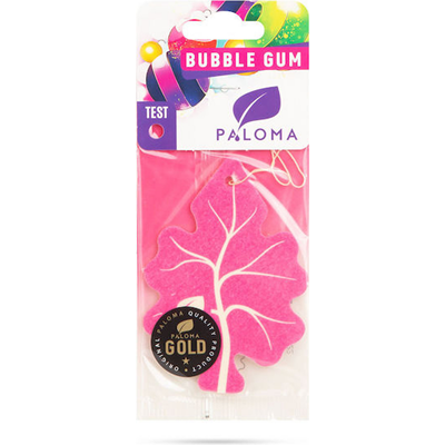 Odorizanți Auto - Brăduț Paloma Odorizant Auto Carton Gold Bubble Gum | Gărgărița Market