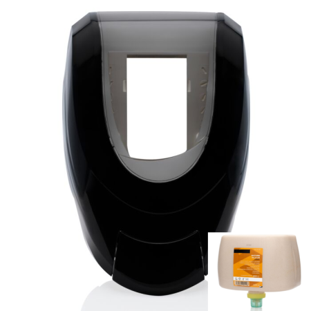 Pasta abrazivă curățat mâini - Kit Pastă Abrazivă Svema Natural Scrub 2000 ml cu Dozator Everest Inclus – Curățare Profesională a Mâinilor, Fără Microplastice