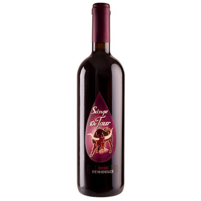 SANGE DE TAUR Vin Roșu Demidulce SGR 0,75 L
