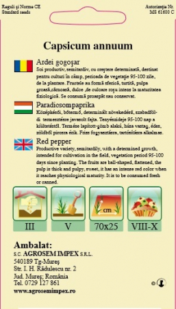 Seminte Ardei Gogosar Agrosem [1]