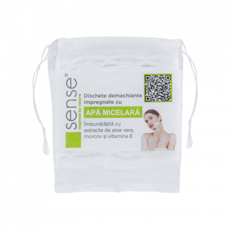 Produse Demachiante - Sense Dischete Demachiante Apă Micelară 20 buc | Gărgărița Market