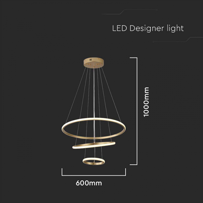 APLICA LED 32W 3000K 60X40X100CM - AURIU [3]