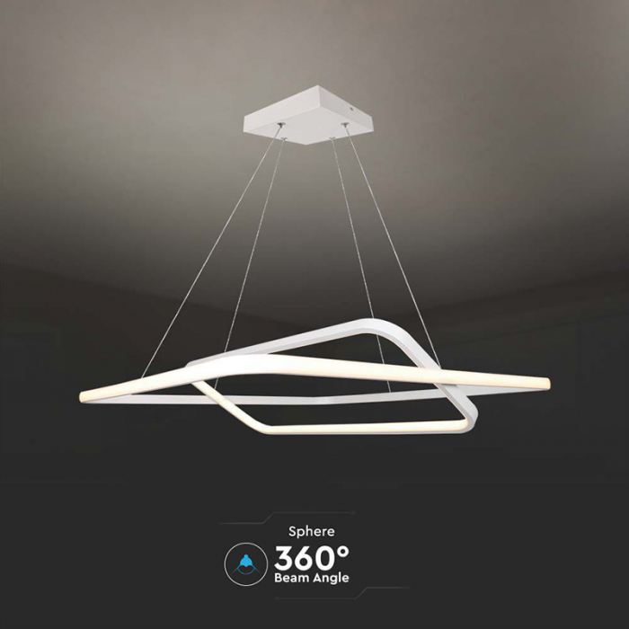 APLICA LED DIMABIL 50W 3000K 60X60X120CM - ALB [5]