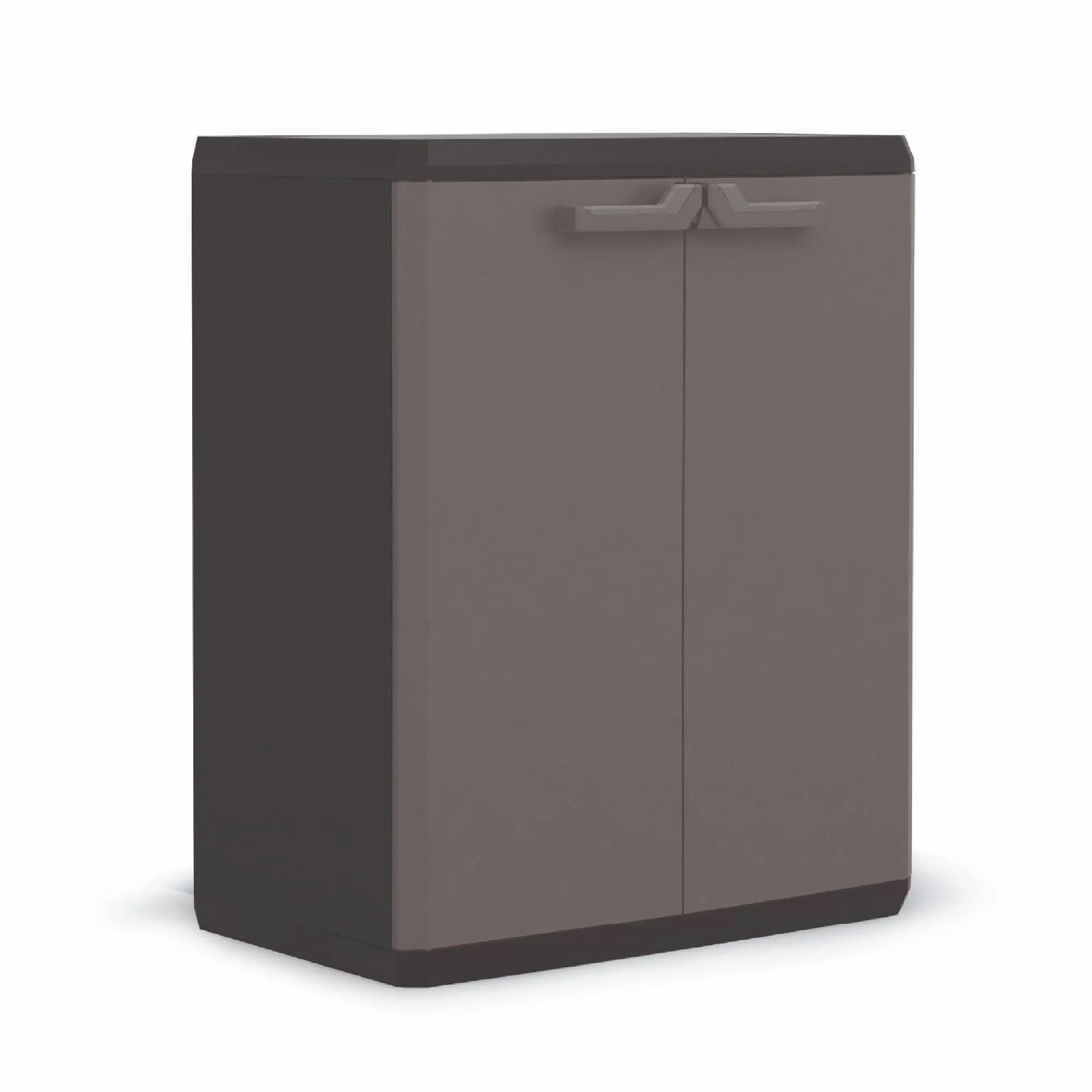 Dulap plastic 83 x 68 x 39 cm, 1 polita, gri [2]