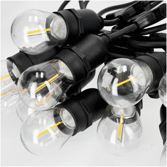Ghirlanda Led, 100 Metri cu 100 Becuri Led Filament 2W incluse E27, IP65 [2]