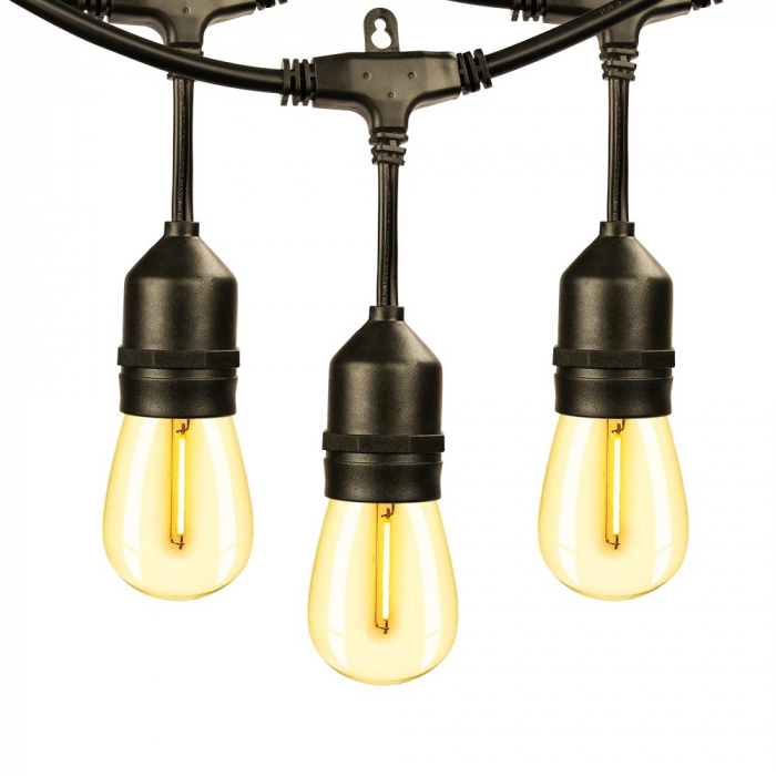 Ghirlanda Led, 100 Metri cu 100 Becuri Led Filament 2W incluse E27, IP65 [4]