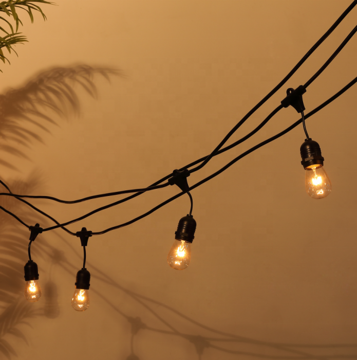Ghirlanda Led, 100 Metri cu 200 Becuri Led Filament 2W incluse E27, IP65 [19]