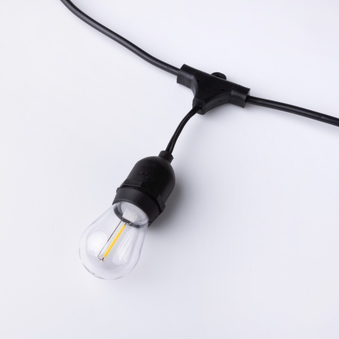 Ghirlanda Led Profesionala 50M cu 100 Becuri Led incluse E27, IP65 , lumina calda [13]