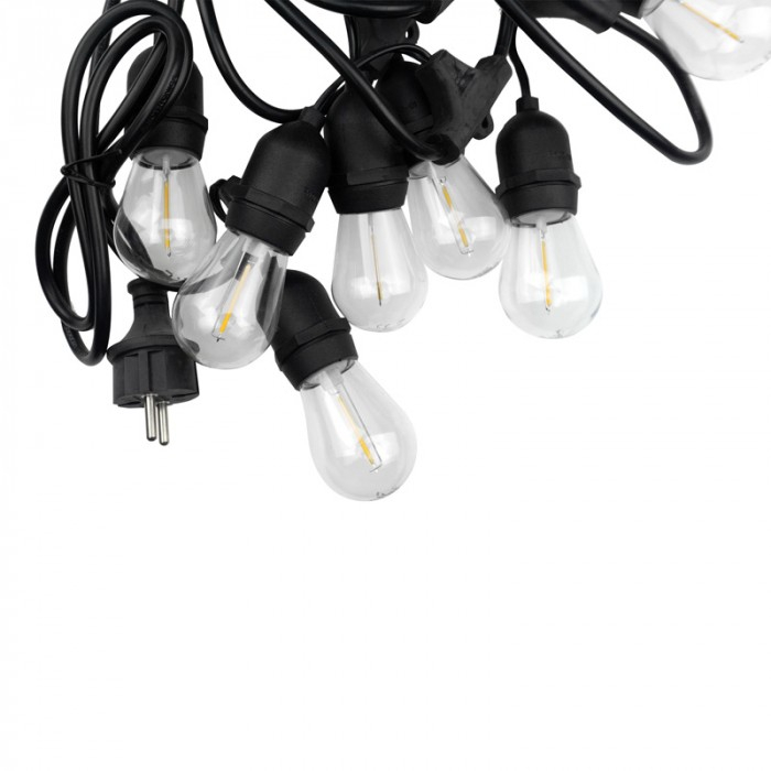 Ghirlanda Led Profesionala 50M cu 100 Becuri Led incluse E27, IP65 , lumina calda [12]