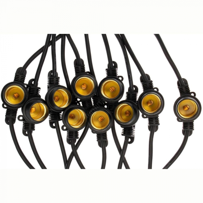 Ghirlanda Luminoasa Led 40 metri cu 40 becuri , 220V , 2700K , IP65 , E27 , becuri incluse [9]