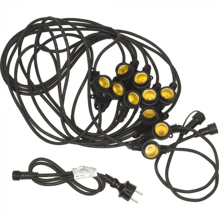 Ghirlanda Luminoasa Led 40 metri cu 40 becuri , 220V , 2700K , IP65 , E27 , becuri incluse [3]