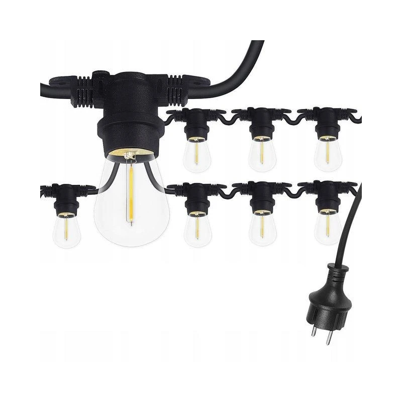 Ghirlanda Luminoasa Led 50 metri cu 100 becuri , 220V , 2700K , IP65 , E27 , becuri incluse [11]