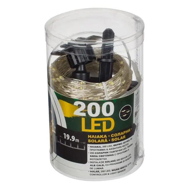Ghirlanda Solara pentru Pomi si Copaci lumina calda 20m [4]