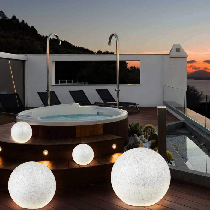 Glob Luminos Pentru Gradina , E27 max. 1x40W , Ø40 cm, pentru exterior IP65,230V [7]