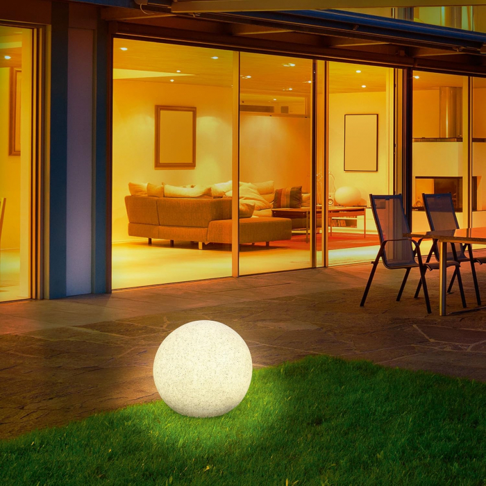 Glob Luminos Pentru Gradina , E27 max. 1x40W , Ø40 cm, pentru exterior IP65,230V [10]