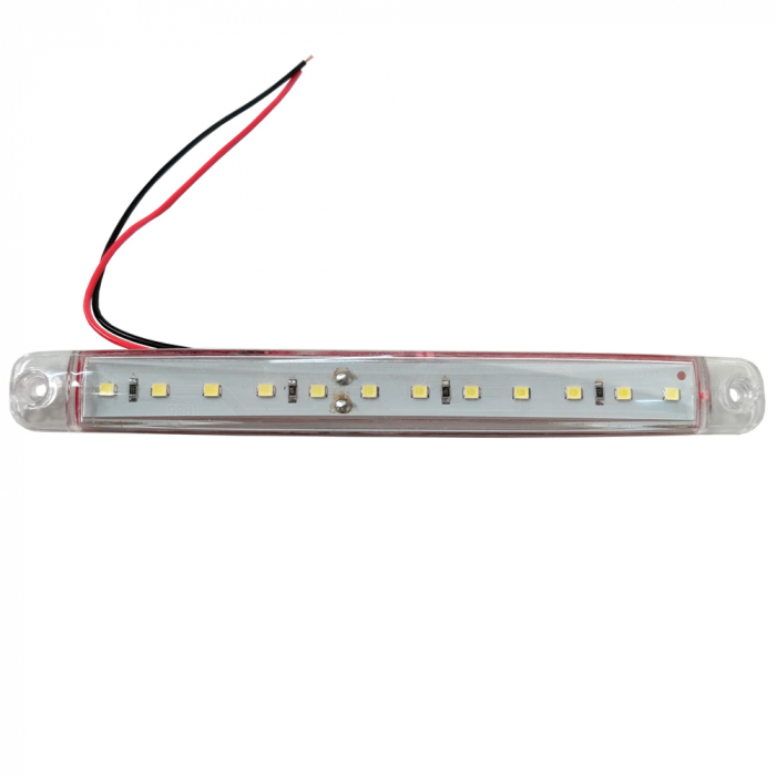 Lampa gabarit cu 12 LED-uri 12/24V set 4buc - Alb [2]