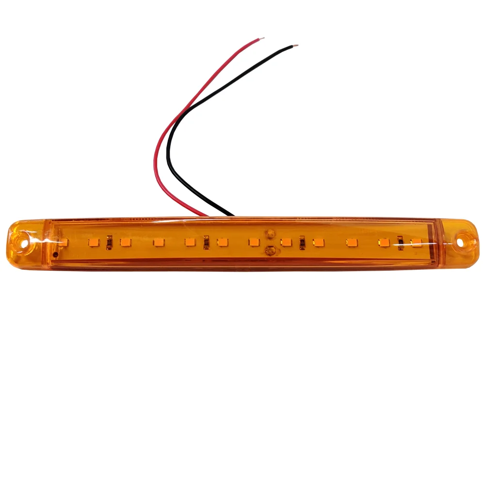 Lampa gabarit cu 12 LED-uri 12/24V set 4buc - Galben [2]