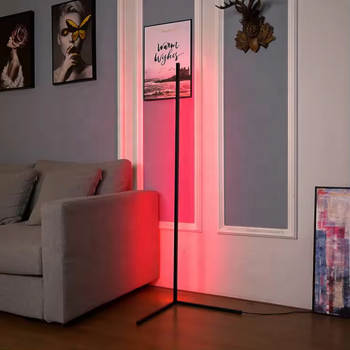 Lampa LED de podea / Lampadar RGB + Telecomanda 140cm [6]