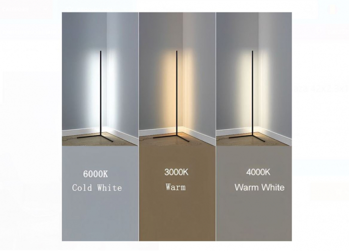 Lampadar LED cu Baza 42x2.3x130cm [3]
