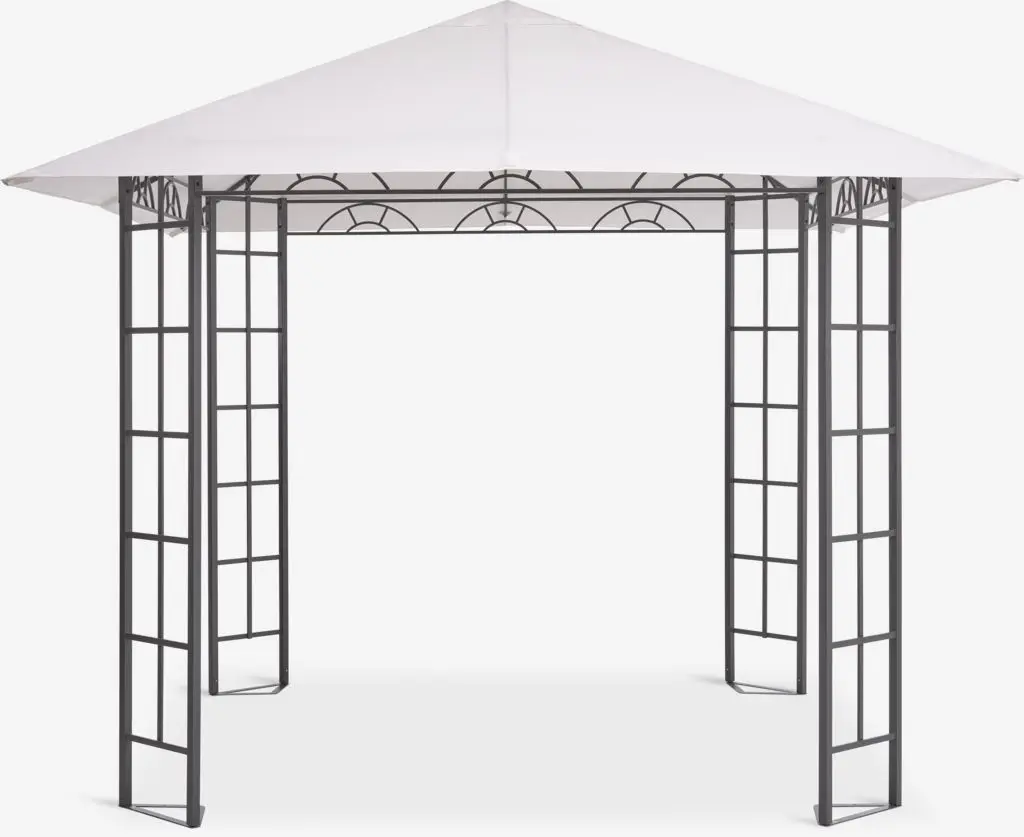 Pavilion Gradina 3x3x2.65m alb , Premium , Structura Otel [2]