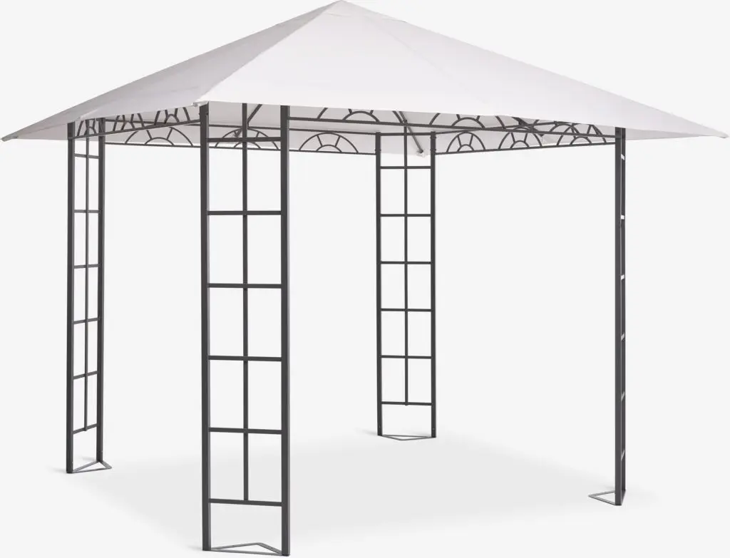 Pavilion Gradina 3x3x2.65m alb , Premium , Structura Otel [3]