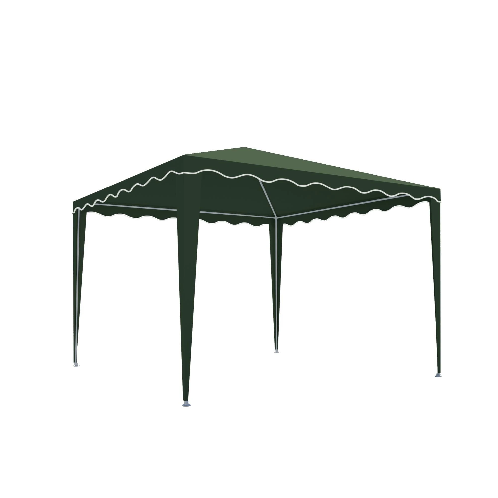 Pavilion de gradina verde intr-o gradina cu iarba [2]