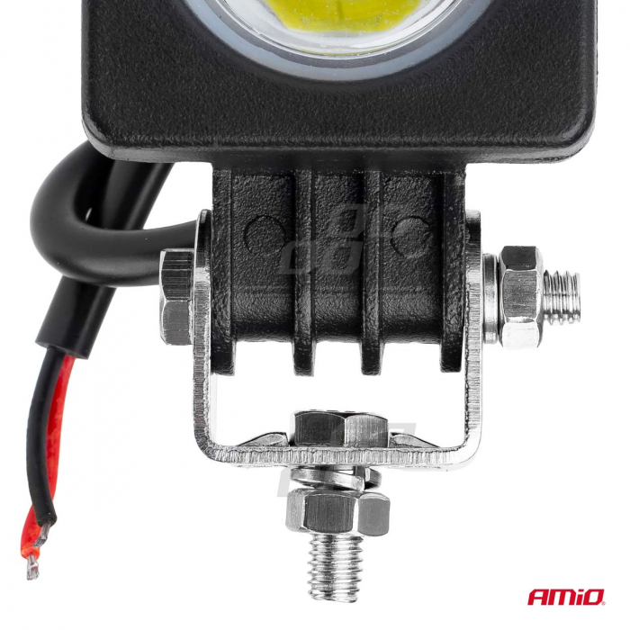 Proiector AWL18 din metal 1LED HP SPOT - 9/36V - Profunzime - Alb [6]