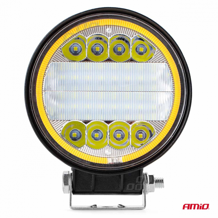 Proiector cu LED din metal rotund Combo Angel Eyes cu 2 functii, 9/36V [7]