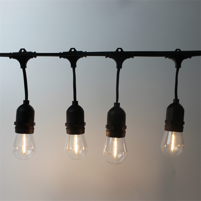 Set 20 de becuri pentru ghirlanda , lumina 4000 k , E27 , 1w , S14 [4]