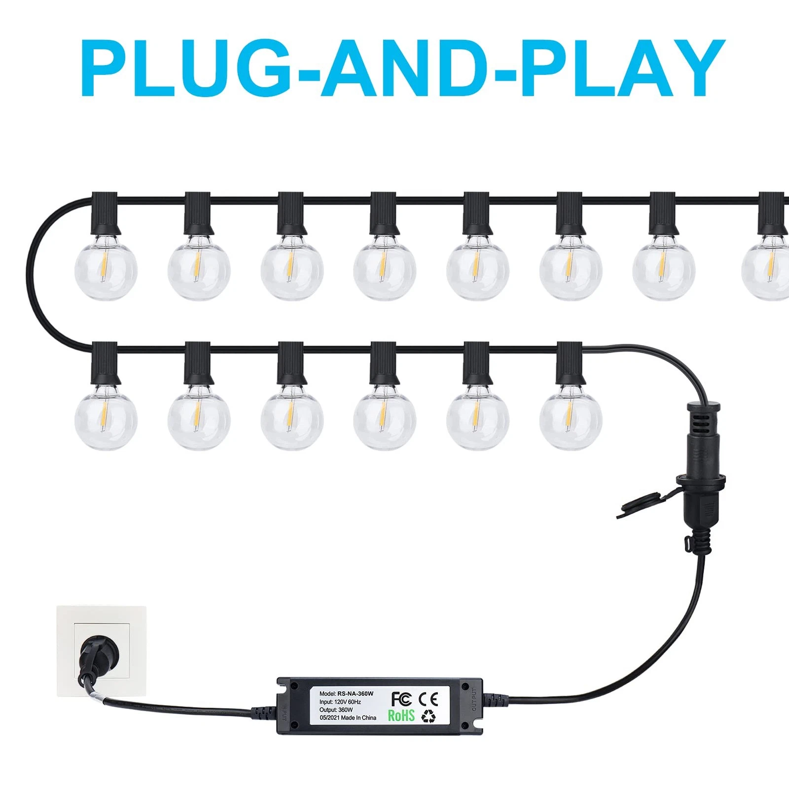 Variator de tensiune/dimmer pentru ghirlande luminoase cu telecomanda [3]