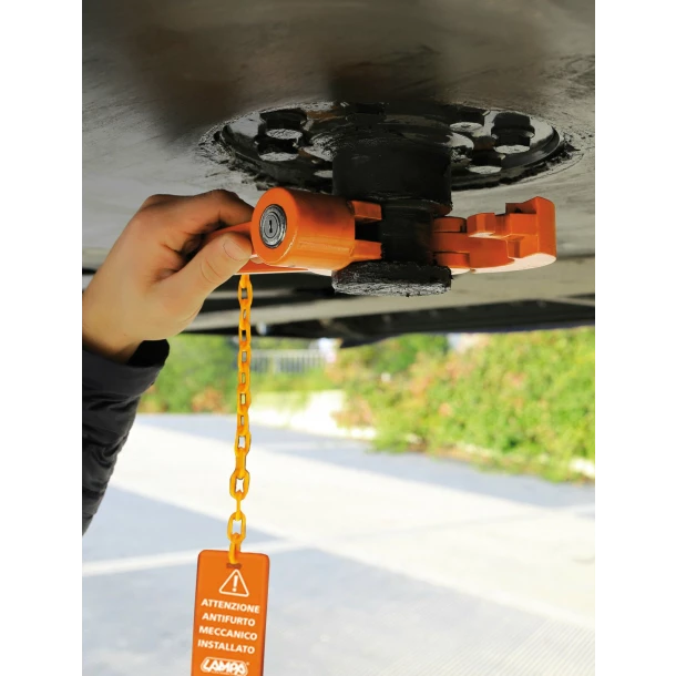 Antifurt blocare pivot cuplare semiremorca Secure Trailer [3]