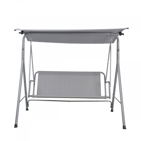 Balansoar gradina, 3 persoane, structura metal, gri, 170 x 120 x 153 cm [1]