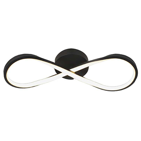 CANDELABRU APLICA LED 24W 3000K 52.5X18.5CM - NEGRU [2]