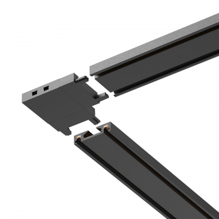 Accesorii Magnetice - Conector Sina Magnetica Led , Dimensiuni 36x36x6 mm Imbinare 90 grade orizontala
