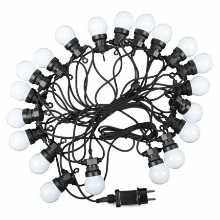 Ghirlanda luminoasa led 10 m x 20 de becuri 0.5 w , lumina rece 6000k , conectabila [4]
