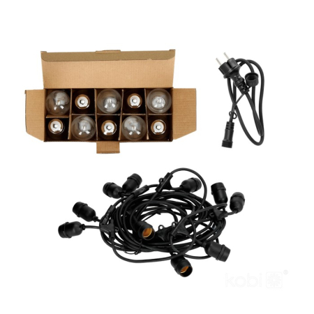 Ghirlanda Led, 100 Metri cu 100 Becuri Led Filament 2W incluse E27, IP65 [4]