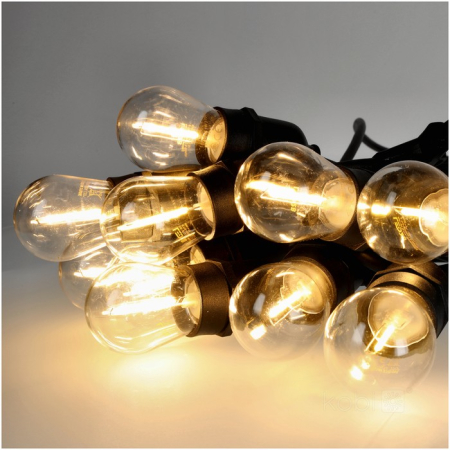 Ghirlanda Led, 100 Metri cu 100 Becuri Led Filament 2W incluse E27, IP65 [2]