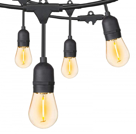 Ghirlanda Led, 100 Metri cu 200 Becuri Led Filament 2W incluse E27, IP65 [1]
