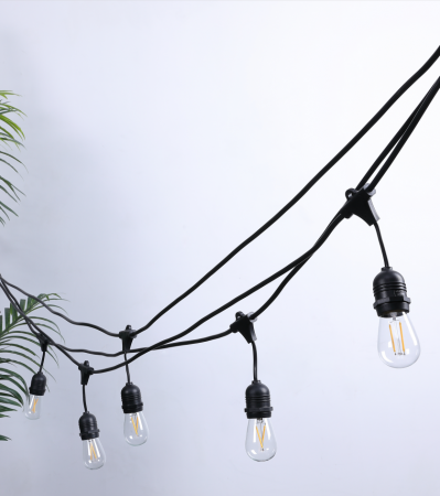 Ghirlanda Led, 100 Metri cu 200 Becuri Led Filament 2W incluse E27, IP65 [17]
