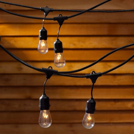 Ghirlanda Led, 100 Metri cu 200 Becuri Led Filament 2W incluse E27, IP65 [15]