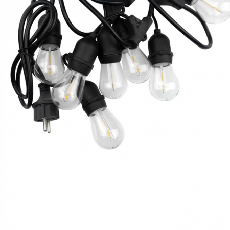 Ghirlanda Led Profesionala 50M cu 100 Becuri Led incluse E27, IP65 , lumina calda [11]