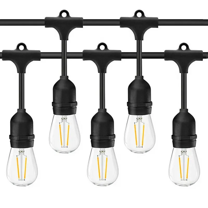 Ghirlande HoReCa - Ghirlanda Led Profesionala 30M cu 60 Becuri Led incluse E27, IP65 , lumina calda