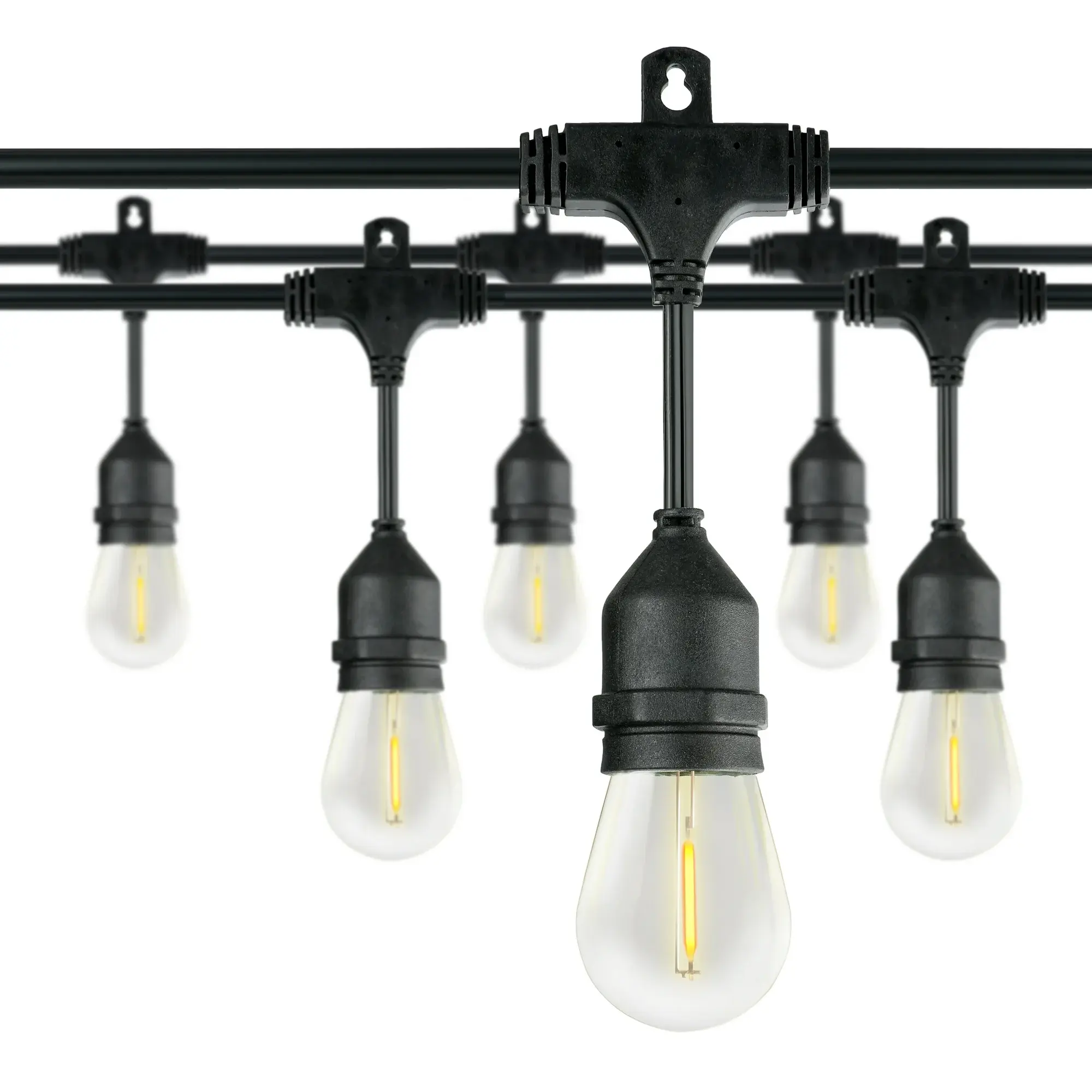 Ghirlande HoReCa - Ghirlanda Led Profesionala 40M cu 40 Becuri Led incluse E27, IP65 , lumina calda